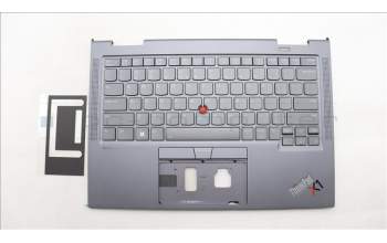 Lenovo 5M11H62406 MECH_ASM BL KB GY FPR WW EURO ENG CHY