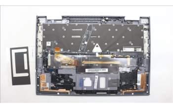 Lenovo 5M11H62406 MECH_ASM BL KB GY FPR WW EURO ENG CHY