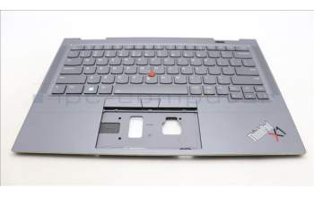 Lenovo 5M11H62406 MECH_ASM BL KB GY FPR WW EURO ENG CHY
