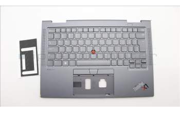 Lenovo 5M11H62416 MECH_ASM BL KB GY FPR WW FRA/ENG SRX
