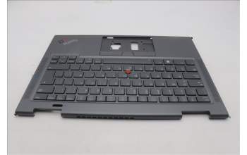 Lenovo 5M11H62455 C-Cover with keyboard, Spanish LA, Grey, Backlight, WWAN, Fingerprint, UK