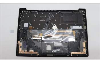 Lenovo 5M11H62735 C-Cover with keyboard, Canadian French 058, Black, Backlight, WWAN, Fingerprint, UK