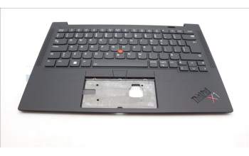 Lenovo 5M11H62735 C-Cover with keyboard, Canadian French 058, Black, Backlight, WWAN, Fingerprint, UK