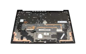 5M11H62780 original Lenovo keyboard incl. topcase DE (german) black/black with backlight and mouse-stick