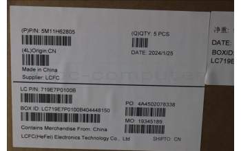 Lenovo 5M11H62805 MECH_ASM BL KB BK FPR WW ITA CHY