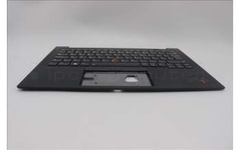 Lenovo 5M11H62830 C-Cover with keyboard, Portuguese, Black, Backlight, WWAN, Fingerprint, UK