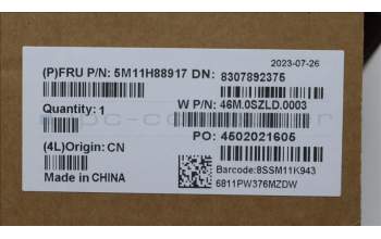 Lenovo 5M11H88917 Lenovo LCD Module,13.3\",WUXGA,Touch,Anti-Glare,IPS,300nit,45%NTSC