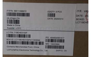 Lenovo 5M11H88972 C-Cover with keyboard, Bulgarian, Black, UK