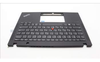 Lenovo 5M11H89001 C-Cover with keyboard, Greek, Black, US