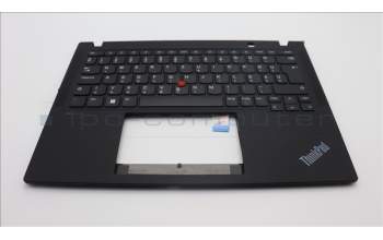 Lenovo 5M11H89007 C-Cover with keyboard, Hungarian, Black, UK