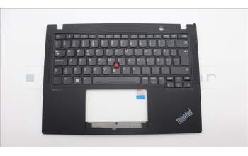 Lenovo 5M11H94332 C-Cover with keyboard, Swedish/Finnish, Black, UK