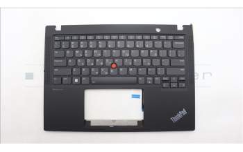 Lenovo 5M11H94397 C-Cover with keyboard, Greek, Black, Backlight, US