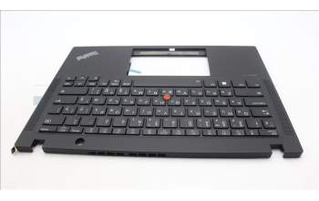 Lenovo 5M11H94435 C-Cover with keyboard, Russian, Black, Backlight, US