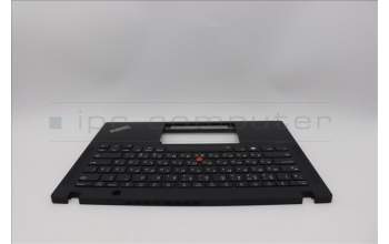 Lenovo 5M11H94436 C-Cover with keyboard, Russian, Mineral Grey, Backlight, US