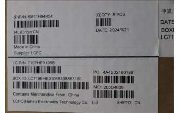 Lenovo 5M11H94454 MECH_ASM BL KB BK MG THAI LTN