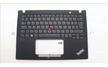 Lenovo 5M11H94481 C-Cover with keyboard, Bulgarian, Black, Backlight, WWAN, UK