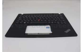Lenovo 5M11H94486 C-Cover with keyboard, Czech Slovakian, Black, Backlight, WWAN, UK