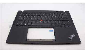 Lenovo 5M11H94499 C-Cover with keyboard, US English Euro, Black, Backlight, WWAN, US