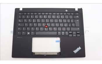Lenovo 5M11H94526 C-Cover with keyboard, Italian, Black, Backlight, WWAN, UK