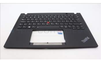 Lenovo 5M11H94541 C-Cover with keyboard, Norwegian, Black, Backlight, WWAN, UK