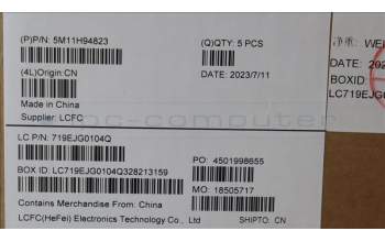 Lenovo 5M11H94823 MECH_ASM FRU KBD CCV JPN (LTN) JP BK