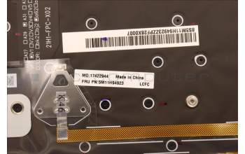 Lenovo 5M11H94923 MECH_ASM GP KBDBZL,BEL,WL,BK/GY,CHY