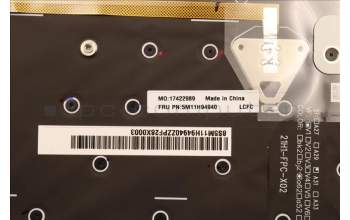 Lenovo 5M11H94940 MECH_ASM GP KBDBZL,ITA,WL,BK/GY,CHY