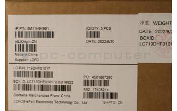 Lenovo 5M11H94961 MECH_ASM GP KBDBZL,BUL,WW,BK/GY,CHY