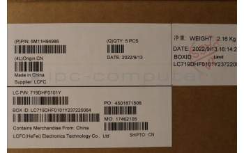 Lenovo 5M11H94986 MECH_ASM GP KBDBZL,SWE/FIN,WW,BK/GY,CHY