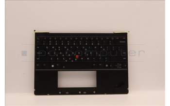 Lenovo 5M11H95043 C-Abdeckung mit Tastatur, Griechisch, Schwarz, Hintergrundbeleuchtung, WWAN