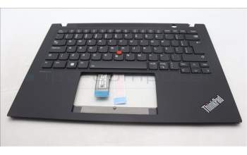 Lenovo 5M11J05856 C-Cover with keyboard, Brazil Portuguese, Black, Backlight, UK