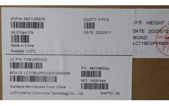 Lenovo 5M11J05878 MECH_ASM BL KB BK ENG SRX