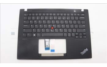 Lenovo 5M11J05878 C-Cover with keyboard, USA English, Black, Backlight, US