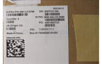 Lenovo 5M11J12798 MECH_ASM GRP_KBD_BZL_BEL_WW_BK_LTN