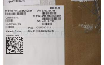 Lenovo 5M11J12824 MECH_ASM GRP_KBD_BZL_SPA_WW_BK_LTN