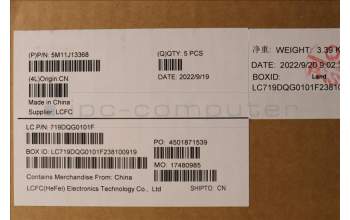 Lenovo 5M11J13368 MECH_ASM KBD BZL,WL,FPR,BK,CHY,ITA