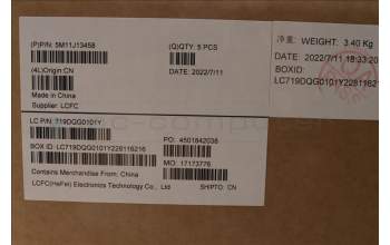 Lenovo 5M11J13458 MECH_ASM KBD BZL,WL,FPR,BK,SRX,NORDIC