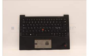 Lenovo 5M11K07694 C-Cover with keyboard, Nordic, Deep Black, WWAN