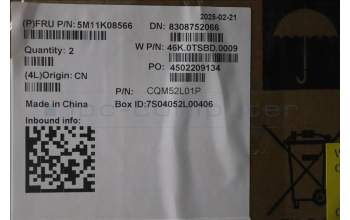 Lenovo 5M11K08566 CS22 3+2bCP, Mylar,Synaptics PCB,Black,NFC,SOVP&MP,Sunrex