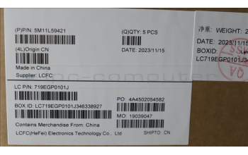 Lenovo 5M11L59421 C-Cover with keyboard,UK English,Black,Backlight