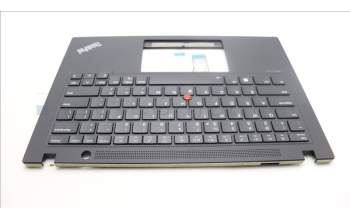 Lenovo 5M11L59469 C-Cover with keyboard, US English Euro, Black, Backlight, WWAN, US