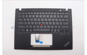 Lenovo 5M11L59470 C-Cover with keyboard, US English Euro, Black, Backlight, WWAN, US