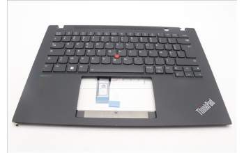 Lenovo 5M11L59475 C-Cover with keyboard, French, Black, Backlight, WWAN, US