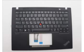 Lenovo 5M11L59485 C-Cover with keyboard, Greek, Black, Backlight, WWAN, US