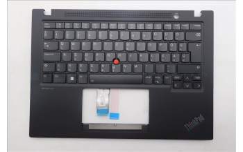 Lenovo 5M11L59493 C-Cover with keyboard, Hungarian, Black, Backlight, WWAN, UK