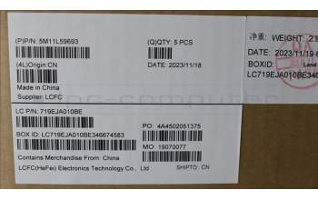 Lenovo 5M11L59693 MECH_ASM FRU KB CCV HUN UK (SRX) BK