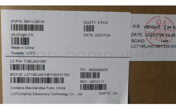 Lenovo 5M11L59741 MECH_ASM FRU KB CCV UKE UK (SRX) BK