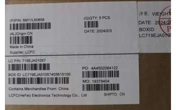 Lenovo 5M11L60858 MECH_ASM FRU KB CCV GER UK BL (CHY) BK