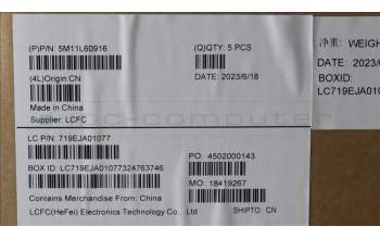 Lenovo 5M11L60916 MECH_ASM FRU KB CCV UKE UK BL (SRX) BK