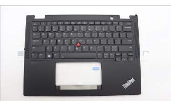 Lenovo 5M11L64100 C-Cover with keyboard, USA English, Black, Backlight, US